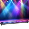 LIGHT4ME AURA PIXEL BAR 24x3W RGBW LED listwa oświetleniowa DMX efekt aura 96x0,2W RGB SMD 5050 dekoracja światłem 2x uchwyt montażowy